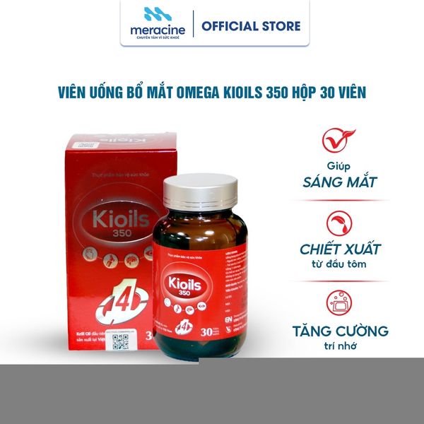  Thực phẩm bảo vệ sức khỏe Kioils350 (Hộp 30 viên) 