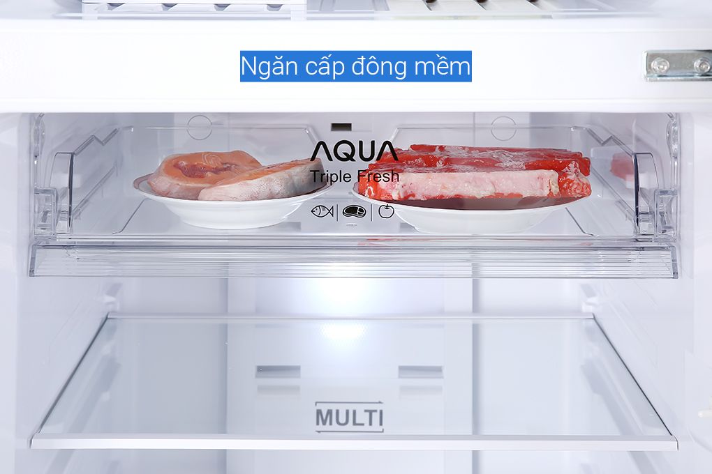 Tủ lạnh Inverter Aqua 344 lít AQR-T389FA (WBS)
