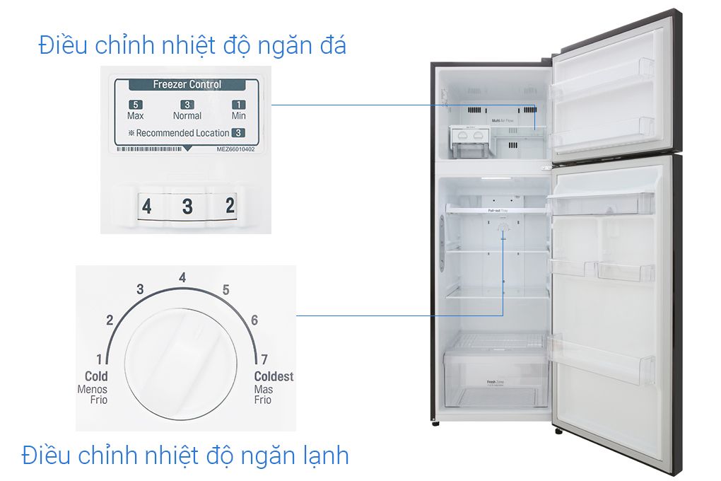 Tủ lạnh LG Inverter 315 lít GN-D315BL