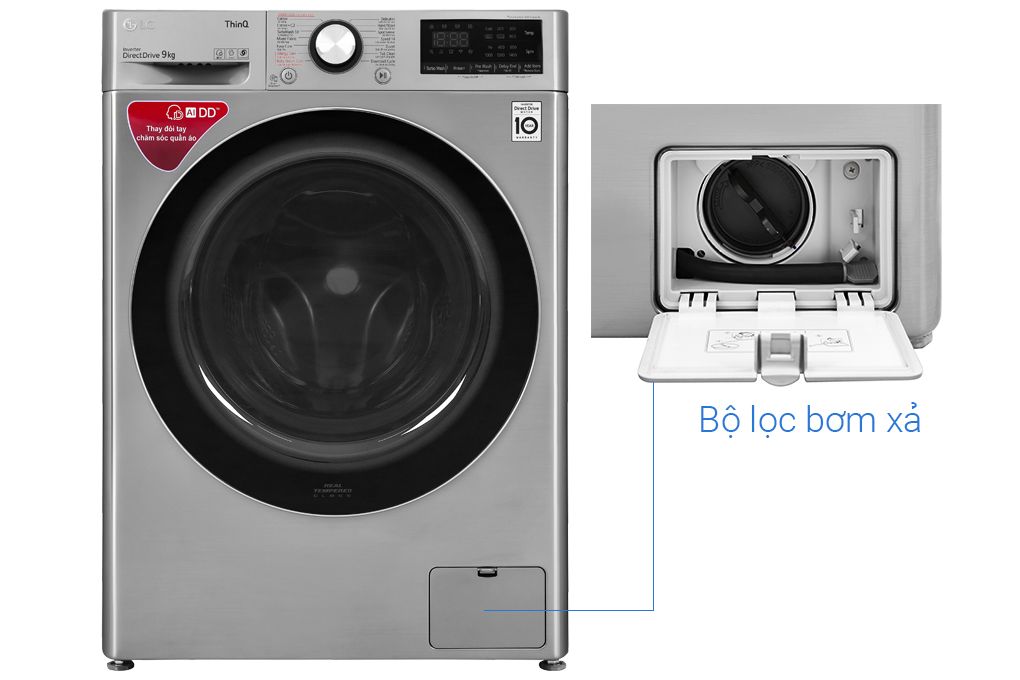 Máy giặt LG Inverter 9 Kg FV1409S2V