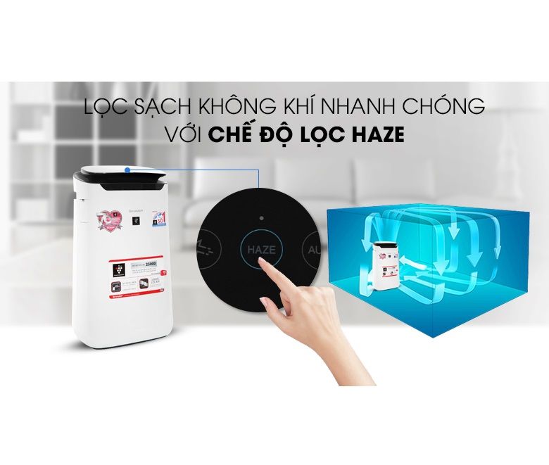 Máy lọc không khí Sharp FP-J60E-W