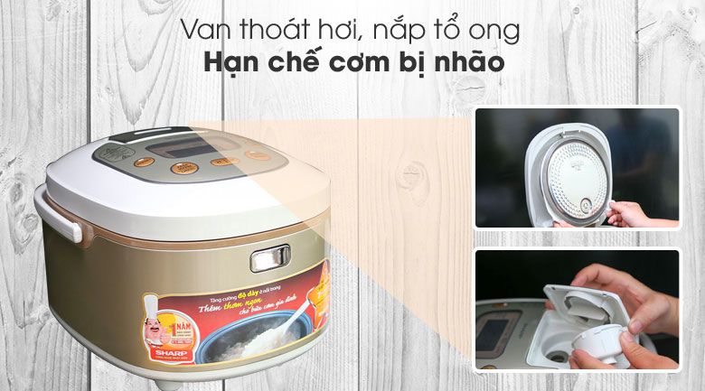 Nồi cơm điện tử Sharp 1.8 lít KS-TH18