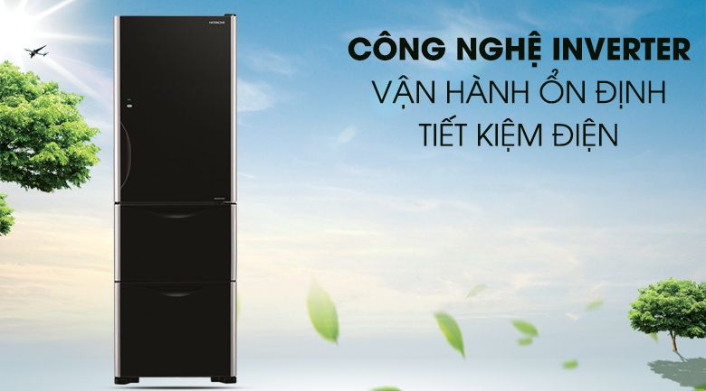 Tủ lạnh Hitachi inverter 375L R-SG38FPG