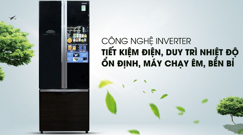 Tủ lạnh Hitachi Inverter 405L R-WB475PGV2