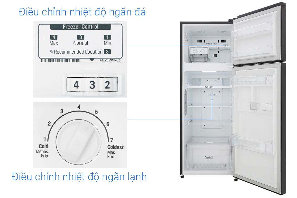 Tủ lạnh LG Inverter 209 lít GN-M208BL