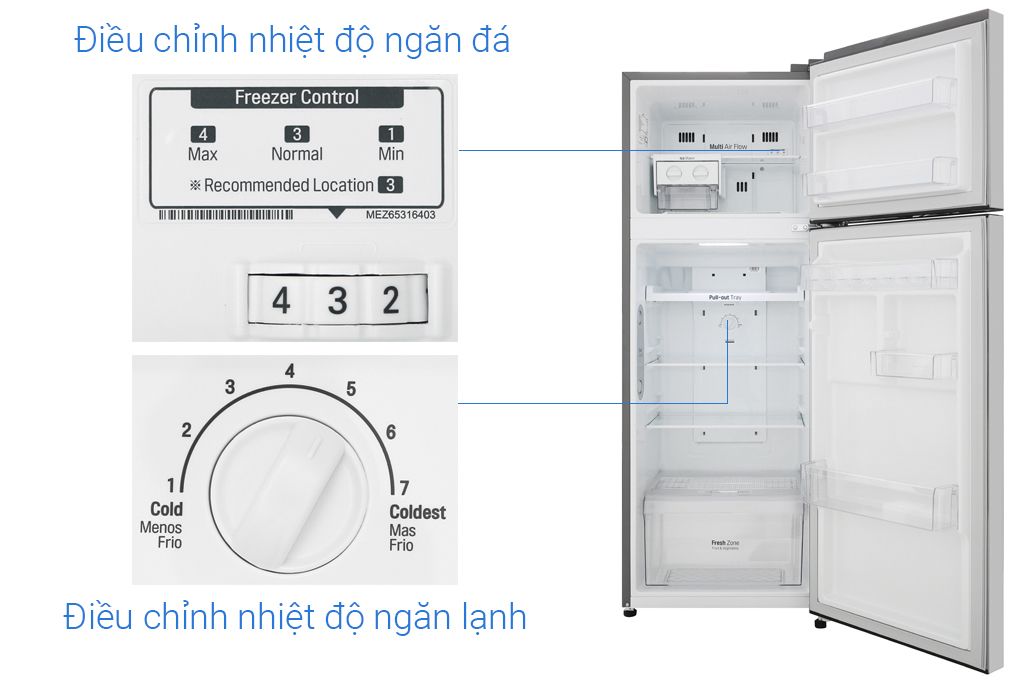 Tủ lạnh LG Inverter 209 lít GN-M208PS