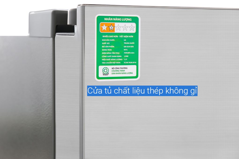 Tủ lạnh LG Inverter 601 lít GR-D247JDS