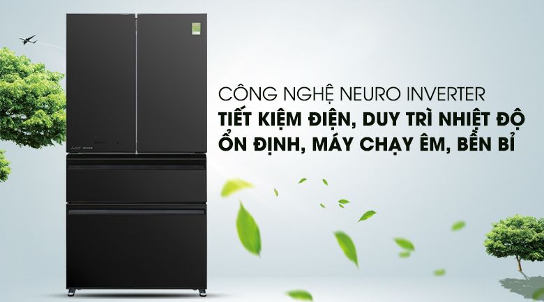 Tủ lạnh Mitsubishi Electric 564L MR-LX68EM-GSL