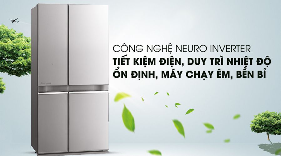 Tủ lạnh Mitsubishi Electric 580L MR-L72EN-GBK/GSL