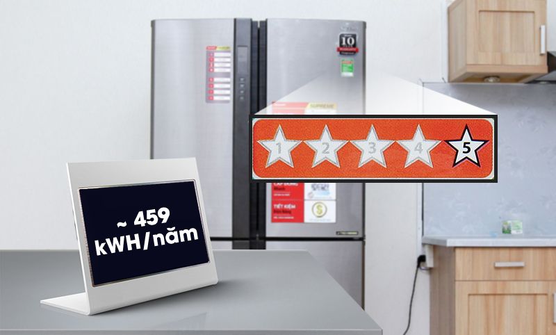 Tủ lạnh Sharp Inverter 626L SJ-FX630V-ST