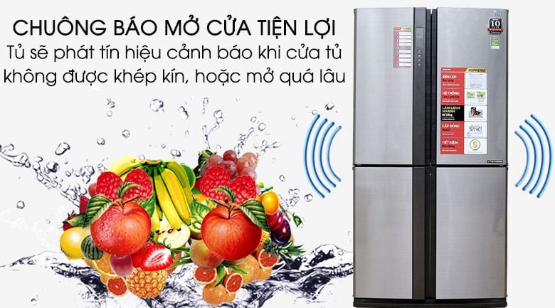 Tủ lạnh Sharp Inverter 626L SJ-FX630V-ST