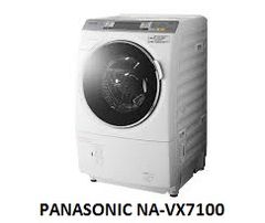 ( Used 95% )  PANASONIC  NA VX7100 MÁY GIẶT SẤY BLOCK