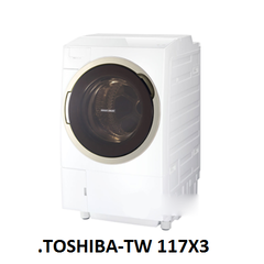 ( Used 95% ) TOSHIBA TW-117X3 MÁY GIẶT SẤY BLOCK