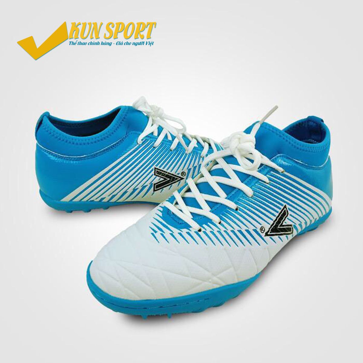 Giày MITRE 161110 TF - Trắng xanh ya