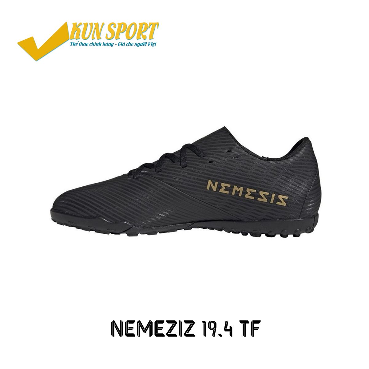 ADIDAS NEMEZIZ 19.4 TF - BLACK - F34525