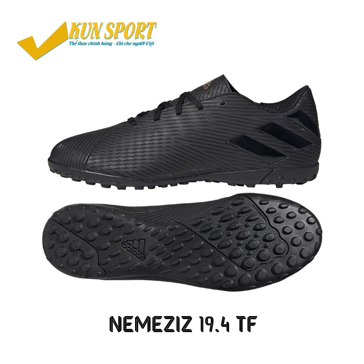 ADIDAS NEMEZIZ 19.4 TF - BLACK - F34525