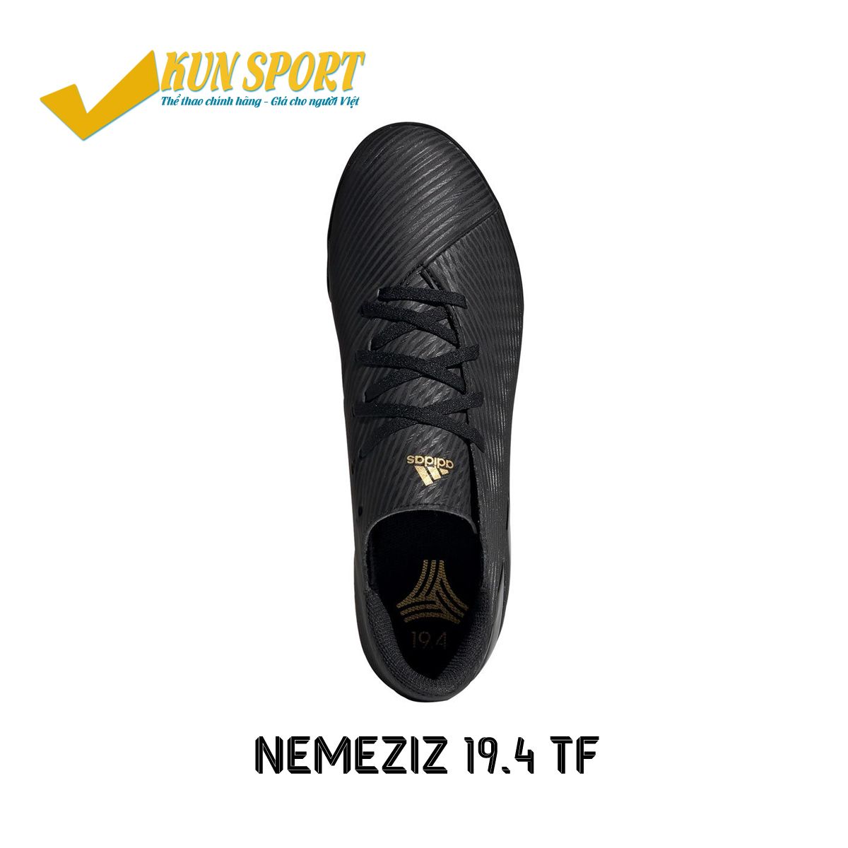 ADIDAS NEMEZIZ 19.4 TF - BLACK - F34525