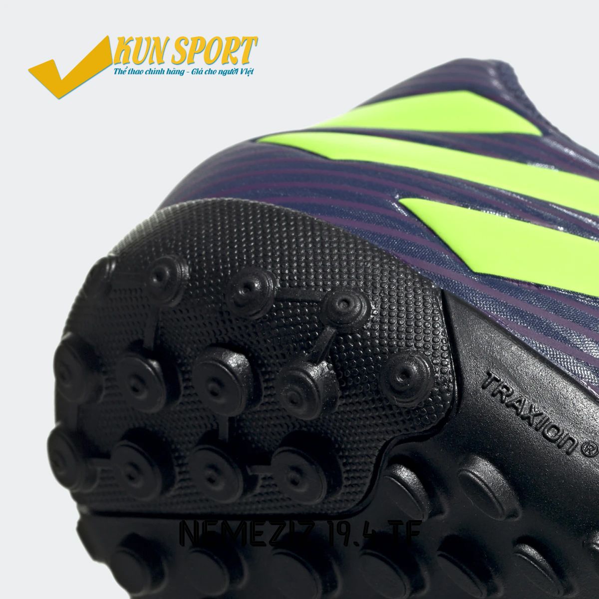 ADIDAS NEMEZIZ 19.4 TF - TECH INDIGO / SIGNAL GREEN / GLORY PURPLE - EF1805