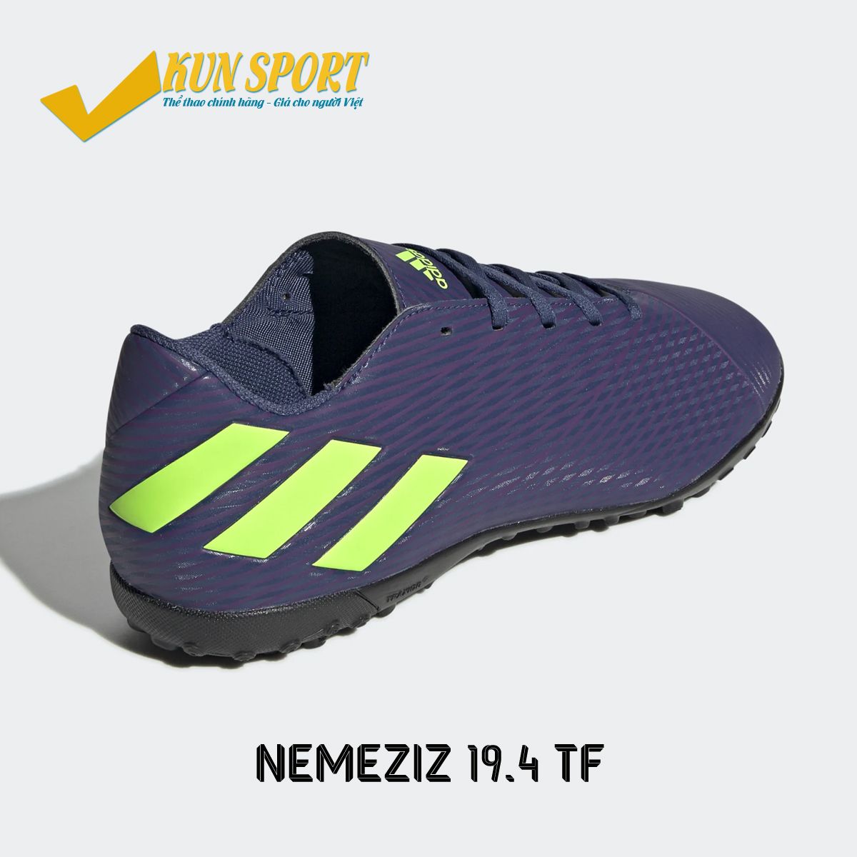 ADIDAS NEMEZIZ 19.4 TF - TECH INDIGO / SIGNAL GREEN / GLORY PURPLE - EF1805