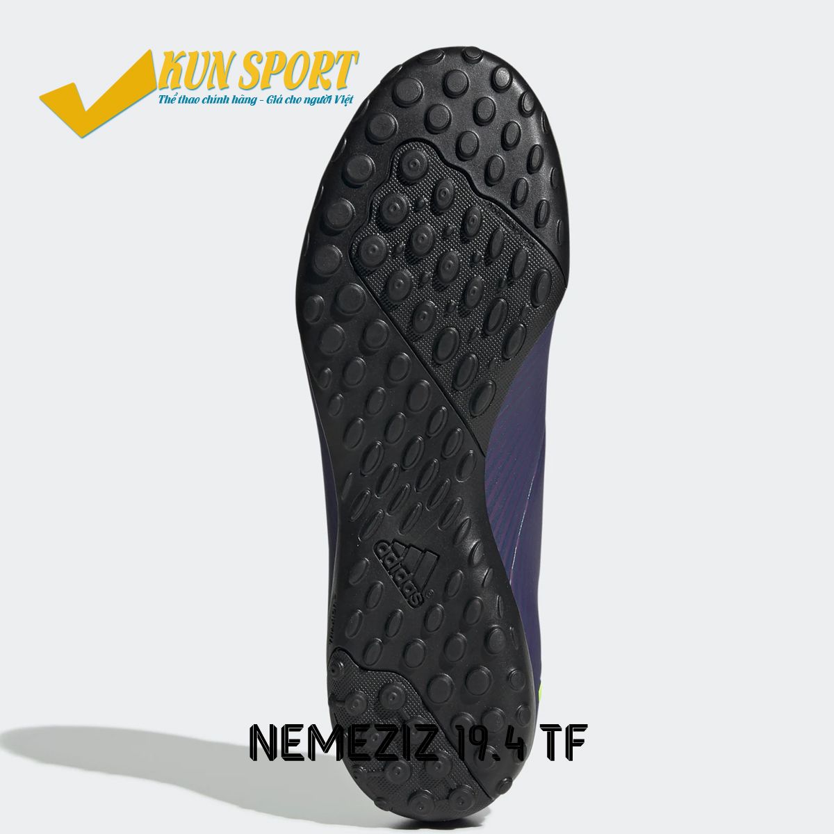 ADIDAS NEMEZIZ 19.4 TF - TECH INDIGO / SIGNAL GREEN / GLORY PURPLE - EF1805