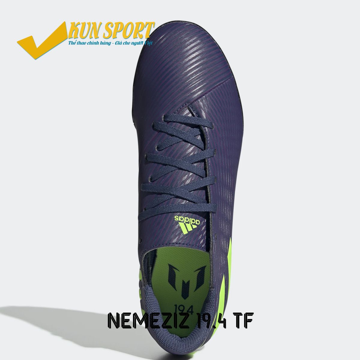 ADIDAS NEMEZIZ 19.4 TF - TECH INDIGO / SIGNAL GREEN / GLORY PURPLE - EF1805
