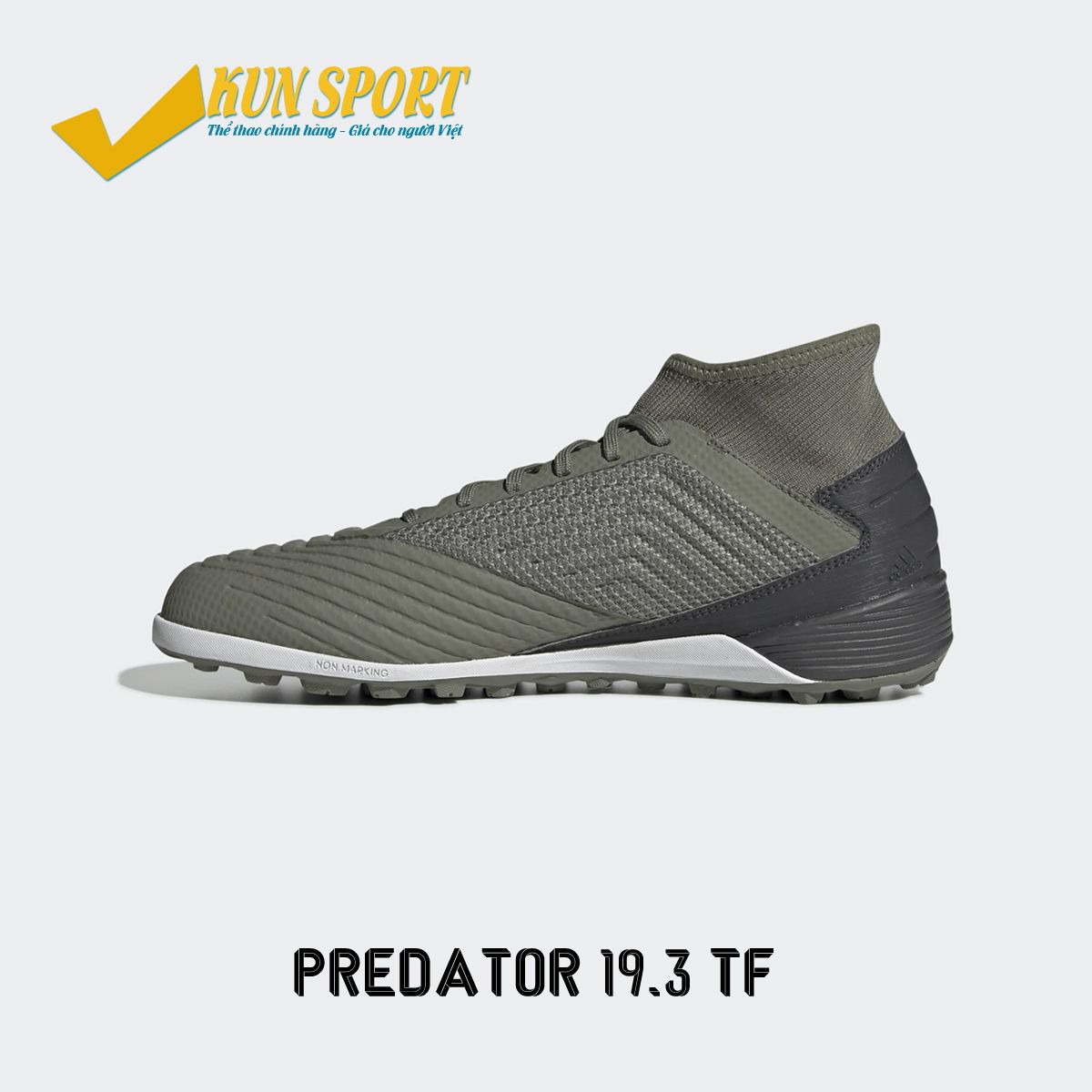 ADIDAS PREDATOR 19.3 TF ENCRYPTION - LEGION GREEN/SAND/SOLAR YELLOW - EF8210