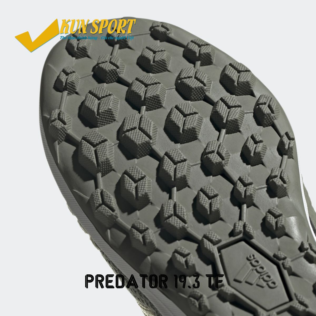 ADIDAS PREDATOR 19.3 TF ENCRYPTION - LEGION GREEN/SAND/SOLAR YELLOW - EF8210