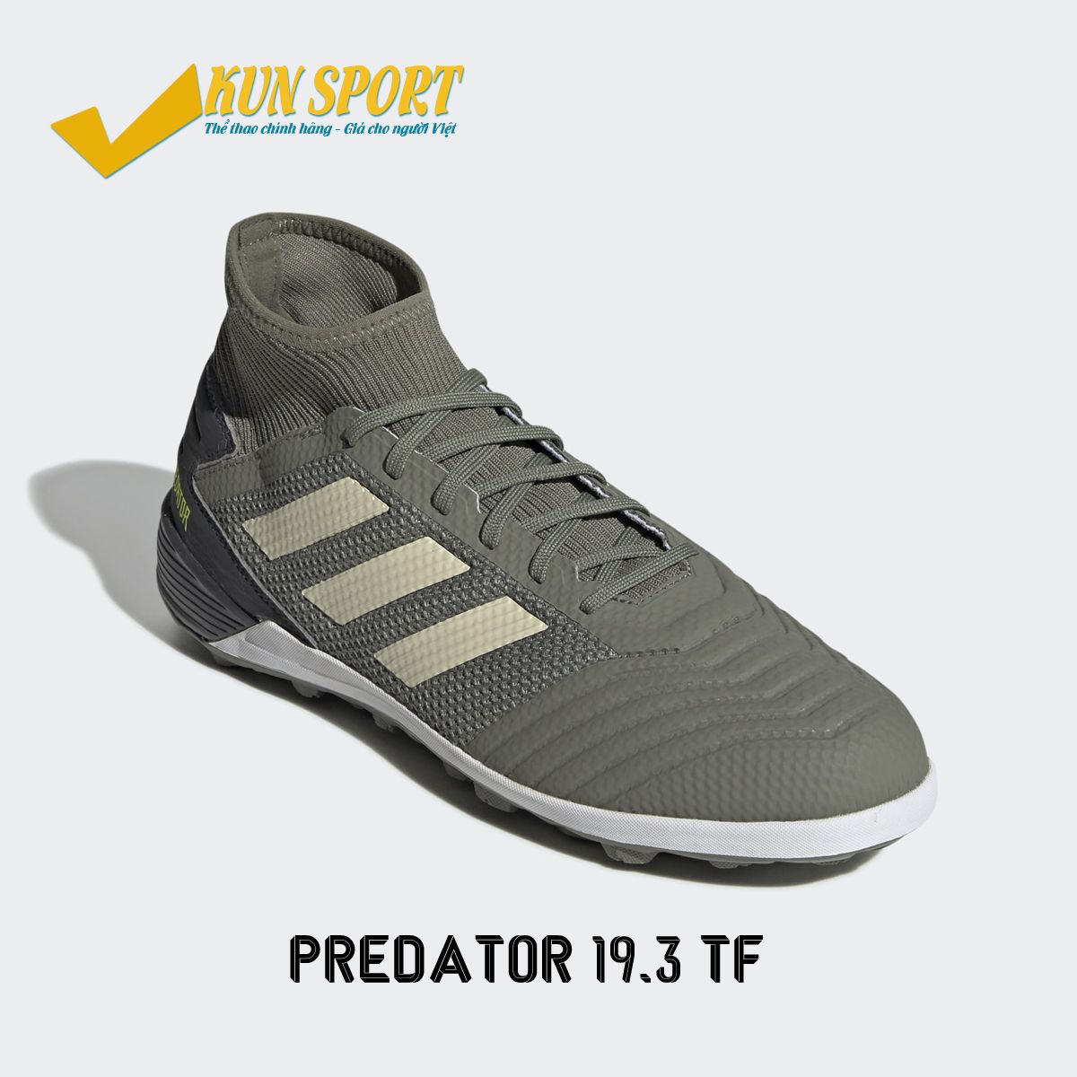 ADIDAS PREDATOR 19.3 TF ENCRYPTION - LEGION GREEN/SAND/SOLAR YELLOW - EF8210