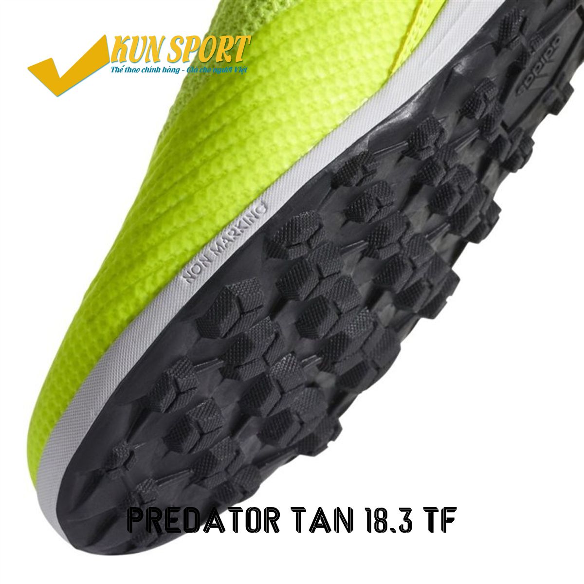 ADIDAS PREDATOR TANGO 18.3 TF – DB2134 – VÀNG CHANH/ ĐEN
