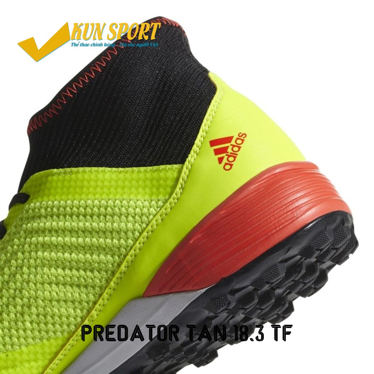 ADIDAS PREDATOR TANGO 18.3 TF – DB2134 – VÀNG CHANH/ ĐEN