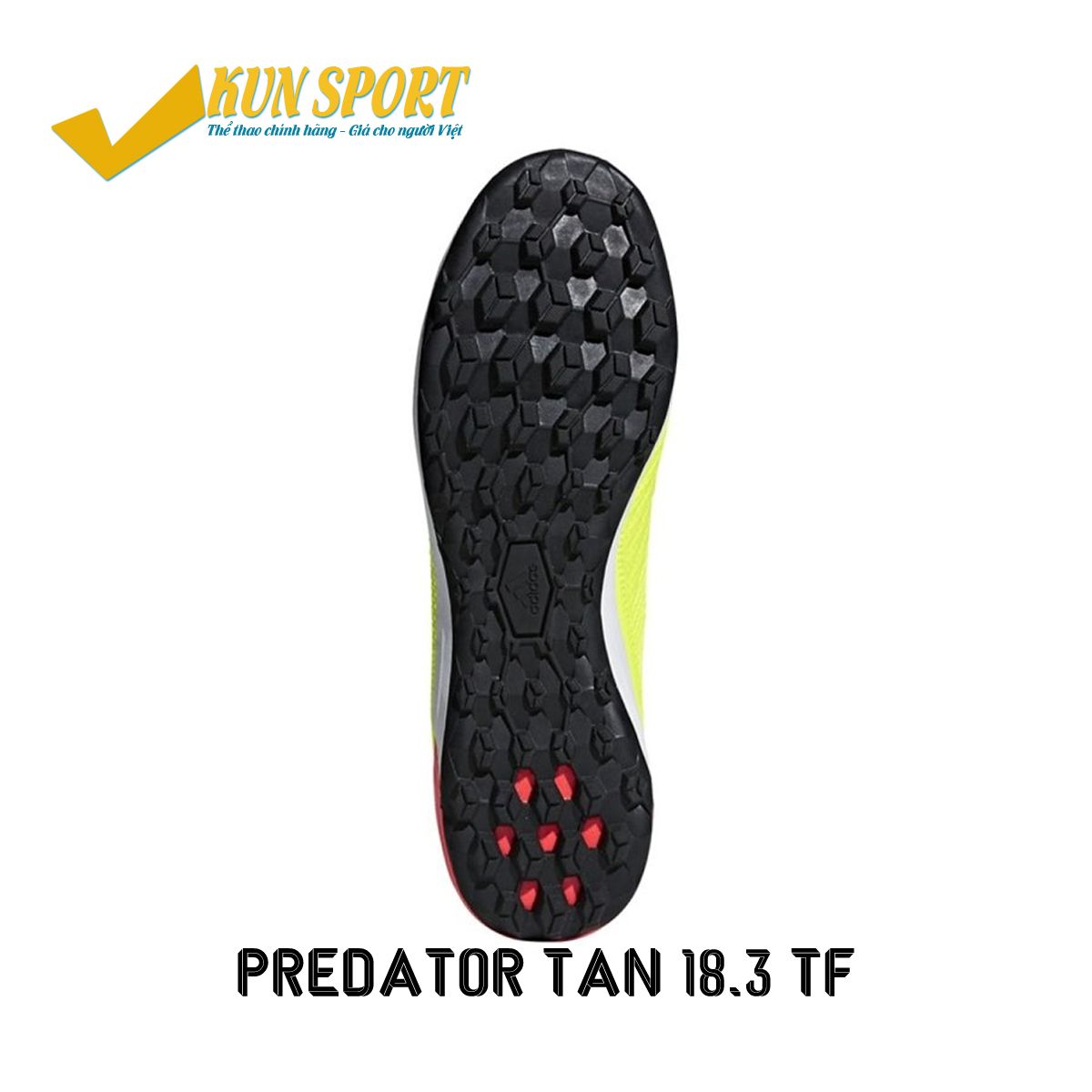 ADIDAS PREDATOR TANGO 18.3 TF – DB2134 – VÀNG CHANH/ ĐEN