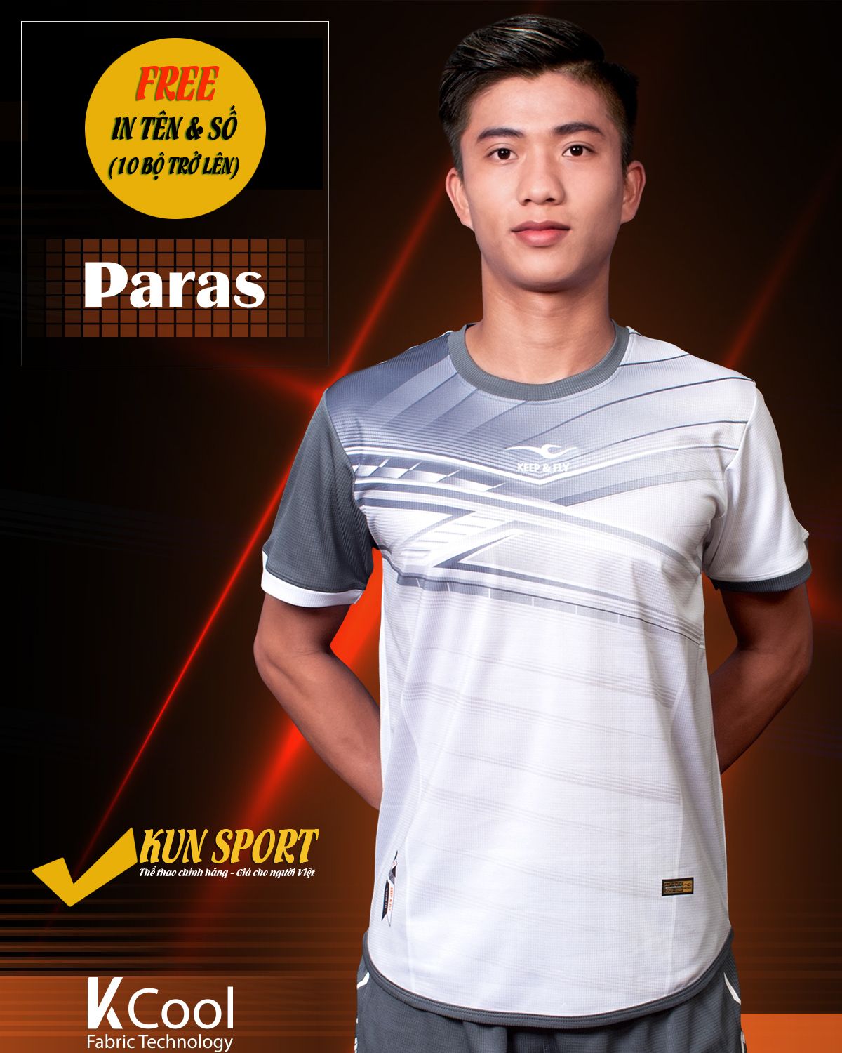 KEEP & FLY PARAS - TRẮNG