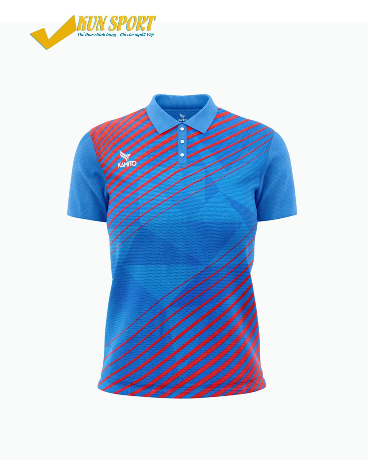ÁO POLO NỮ KMAP - XANH