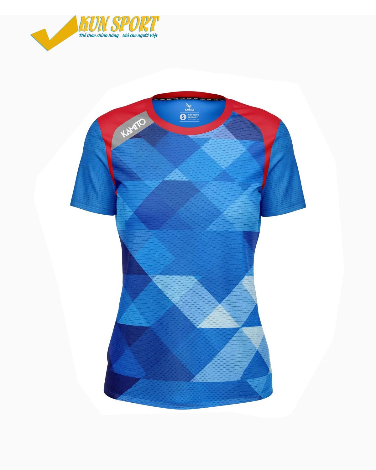 ÁO T-SHIRT NỮ KMAT - XANH