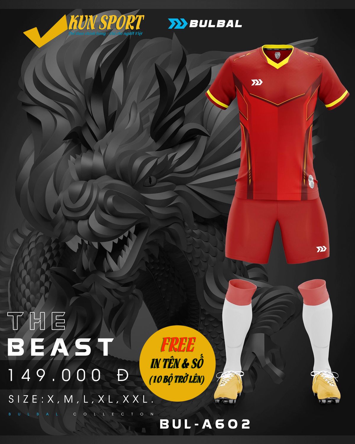 BULBAL THE BEAST - ĐỎ