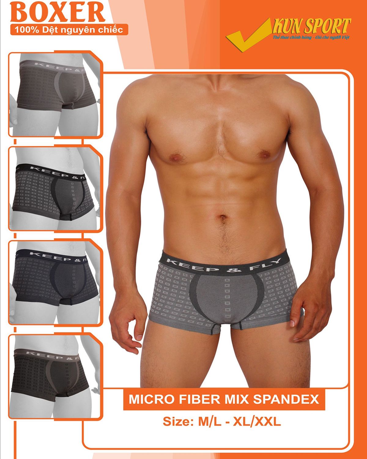 Quần BOXER DỆT