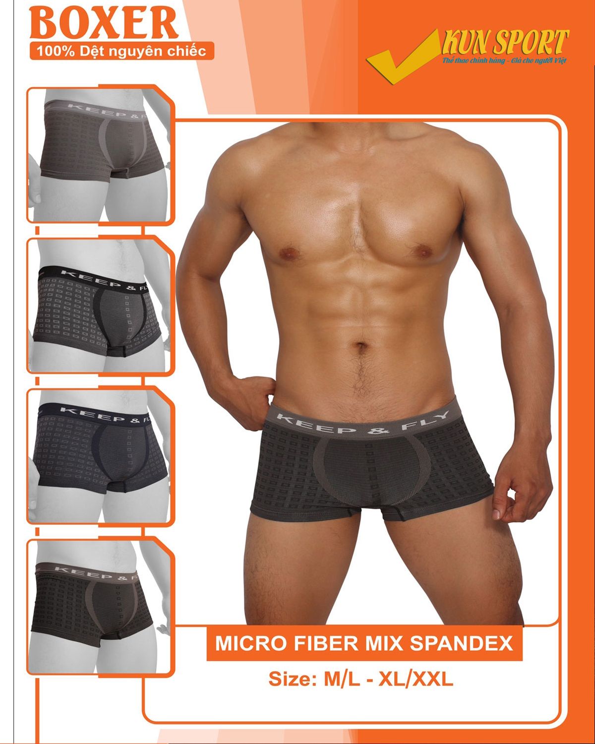 Quần BOXER DỆT