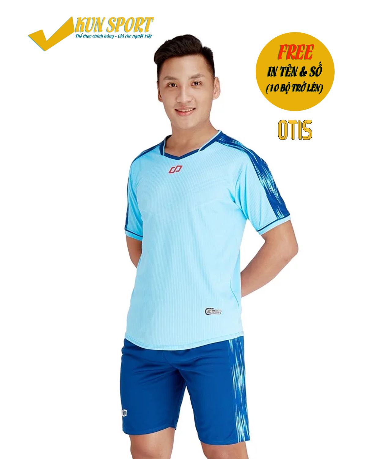 Bộ áo đá bóng CP SPORT OTIS - Xanh ya