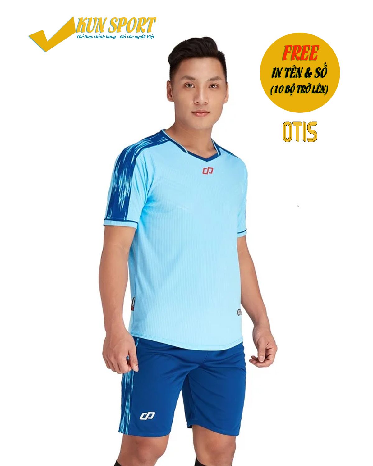Bộ áo đá bóng CP SPORT OTIS - Xanh ya