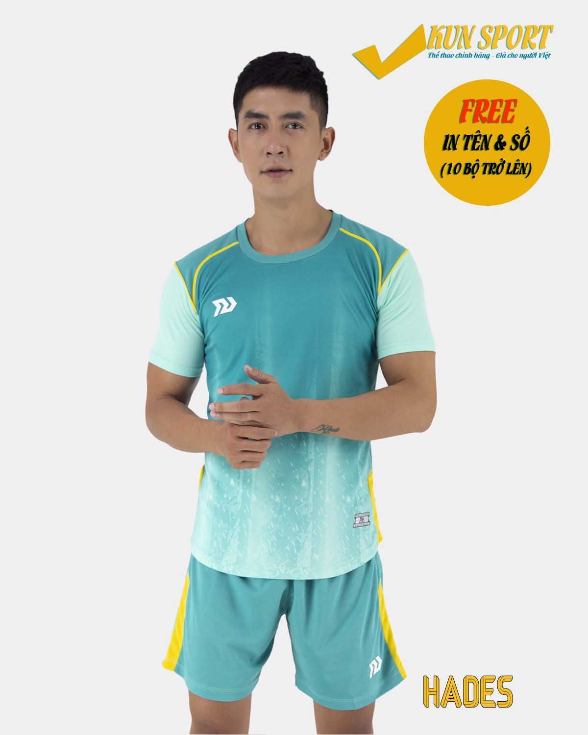 Bộ áo BULBAL HADES - Xanh lý