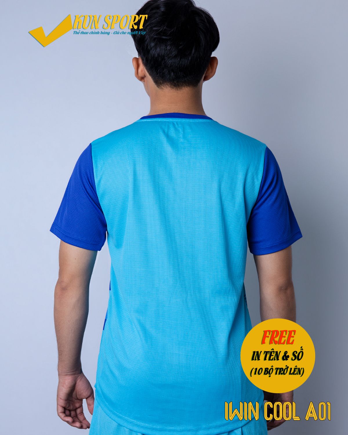 Bộ áo IWIN COOL A01 - Xanh ya