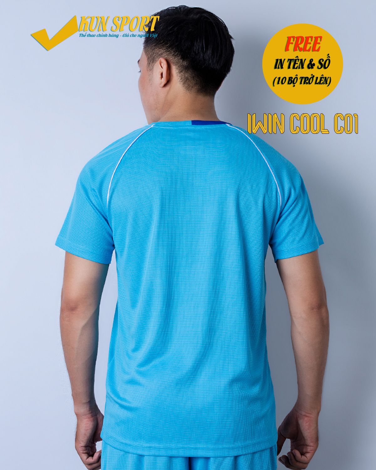 Bộ áo IWIN COOL C01 - Xanh ya