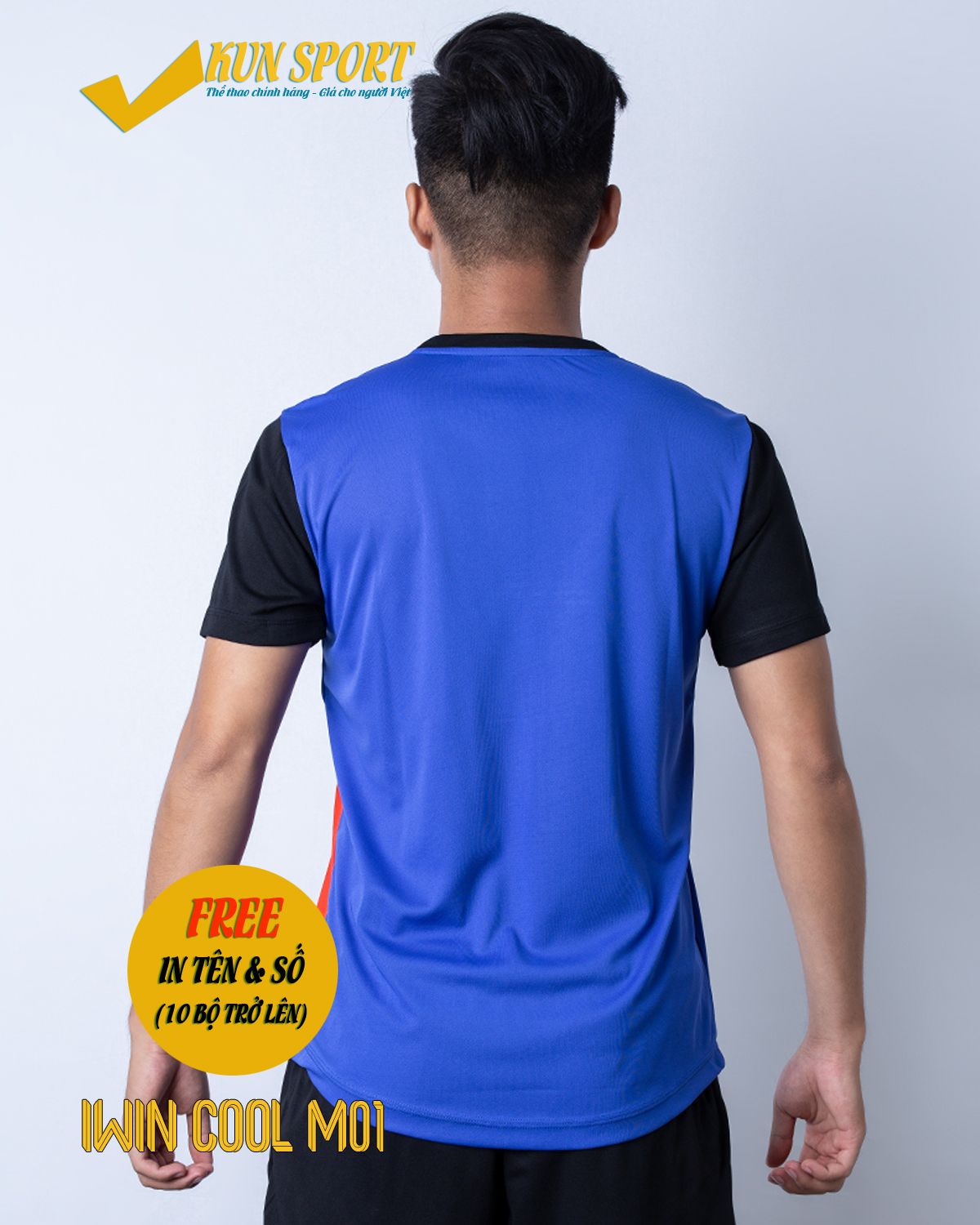 Bộ áo IWIN COOL M01 - Xanh bích