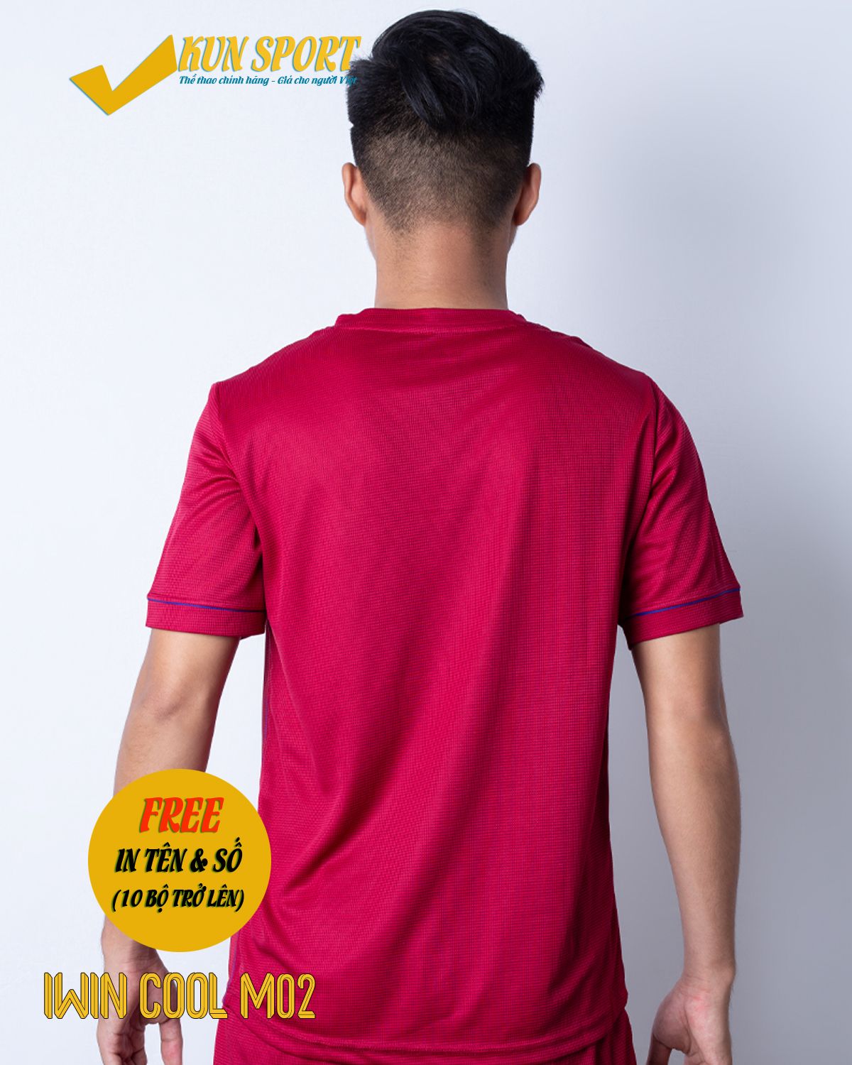 Bộ áo IWIN COOL M02 - Đỏ