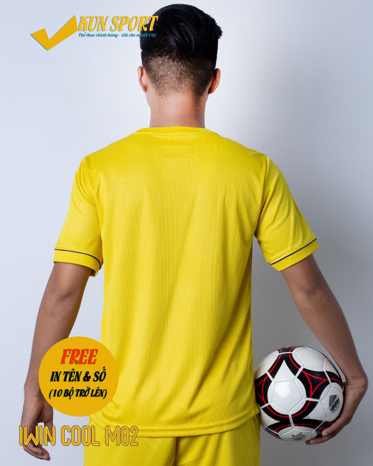Bộ áo IWIN COOL M02 - Vàng
