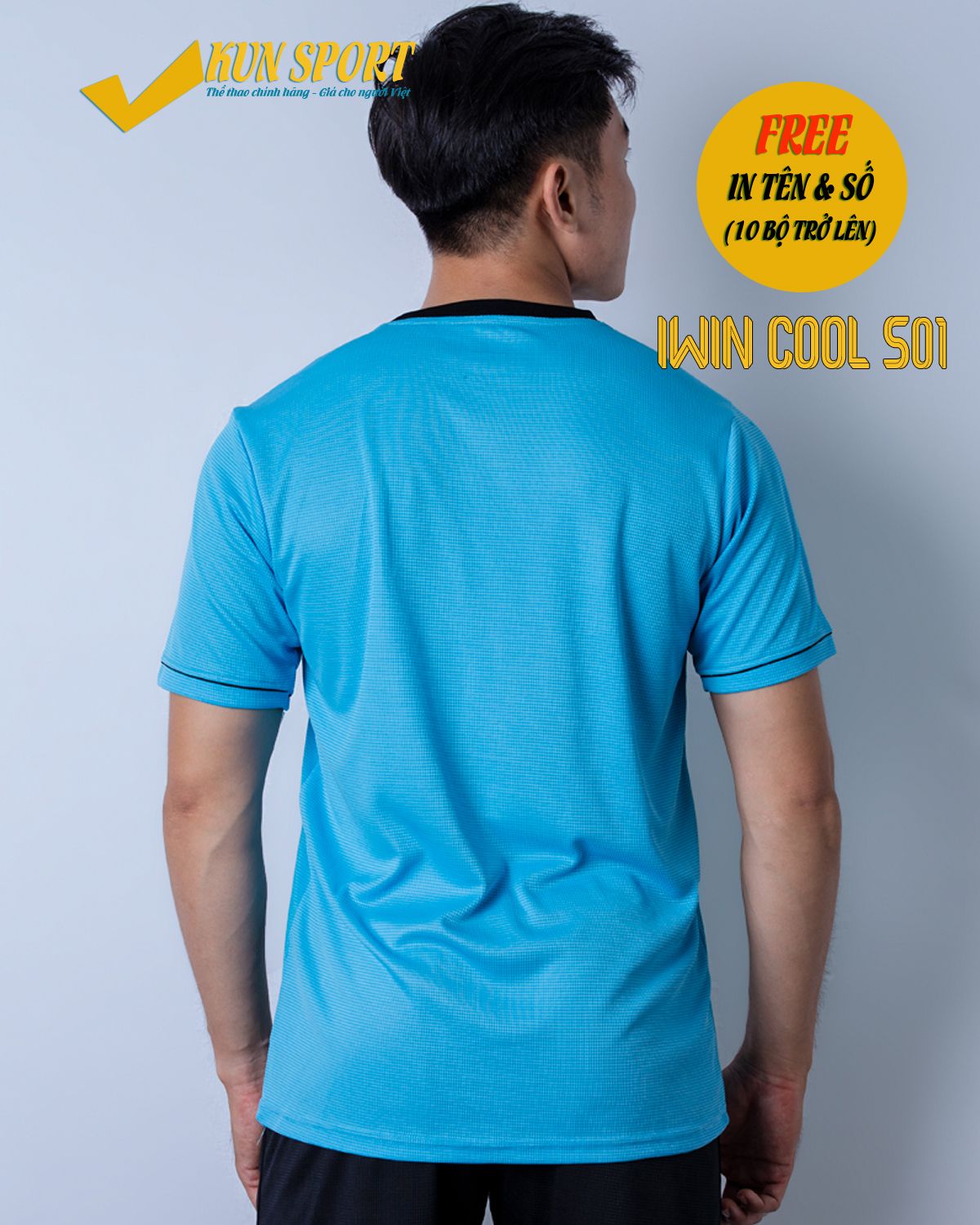 Bộ áo IWIN COOL S01 - Xanh ya