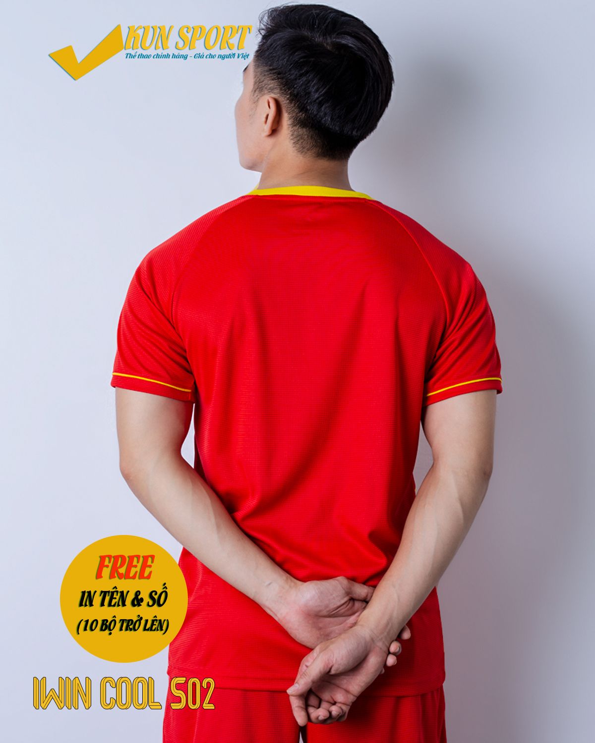 Bộ áo IWIN COOL S02 - Đỏ
