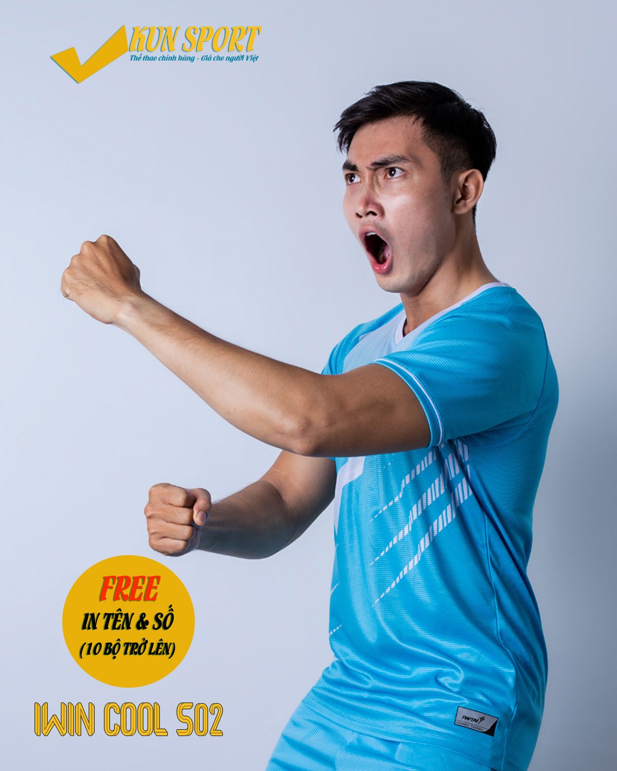 Bộ áo IWIN COOL S02 - Xanh ya