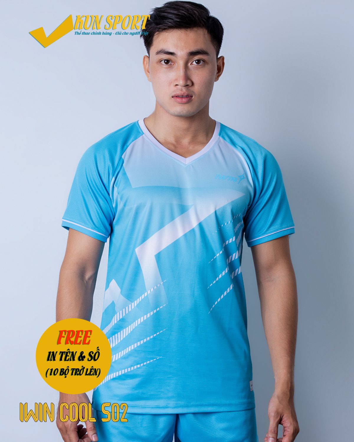 Bộ áo IWIN COOL S02 - Xanh ya