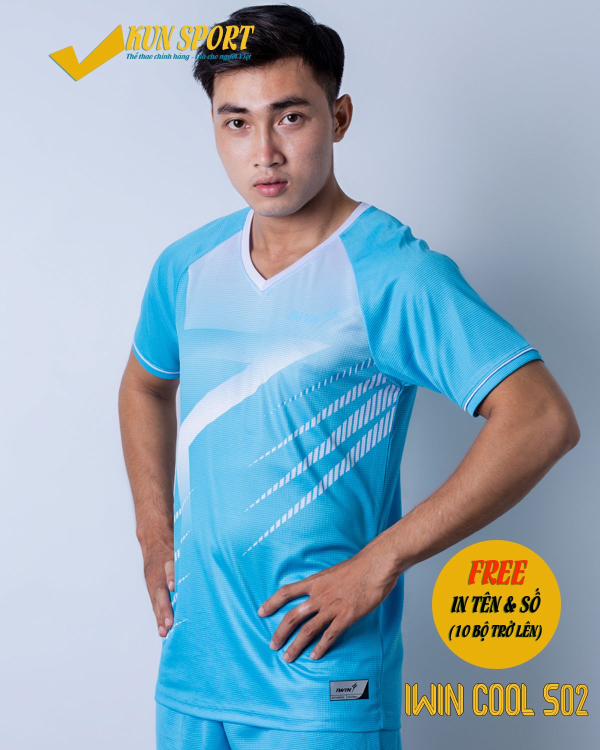 Bộ áo IWIN COOL S02 - Xanh ya
